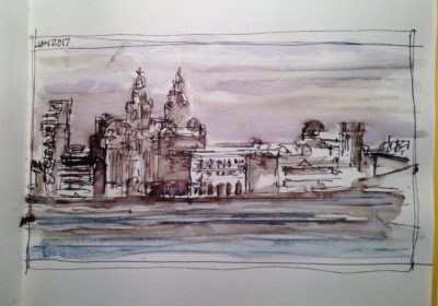 Looking Across to the Liverpool Waterfront