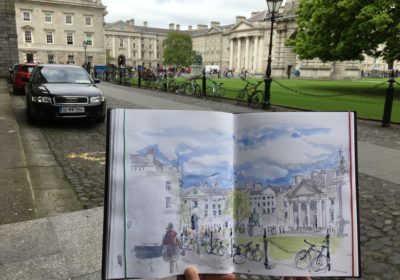 Sketch of Trinity College Dublin